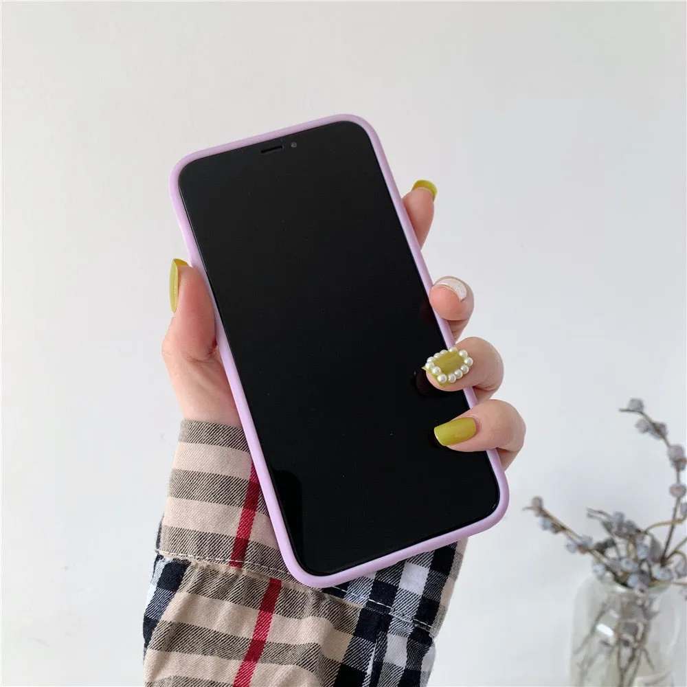 Anymob iPhone Light Green Soft Silicone Phone Cases Candy Colors TPU Back Cover