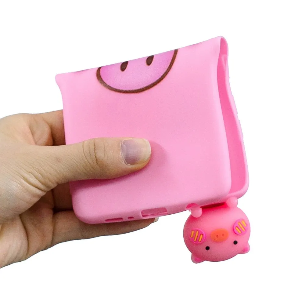 Anymob iPhone Pig 3D Toys Case Soft Silicone Cartoon Cover
