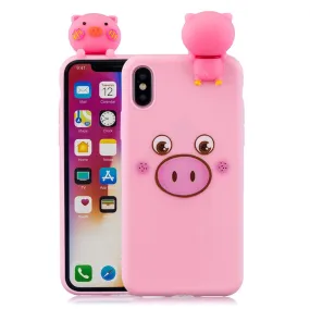 Anymob iPhone Pig 3D Toys Case Soft Silicone Cartoon Cover