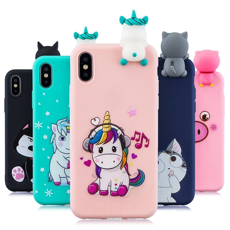 Anymob iPhone Polar Bear 3D Toys Case Soft Silicone Cartoon Cover