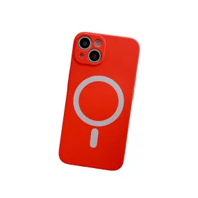Anymob iPhone Red Silicone Magnetic Case Shockproof Phone Cover