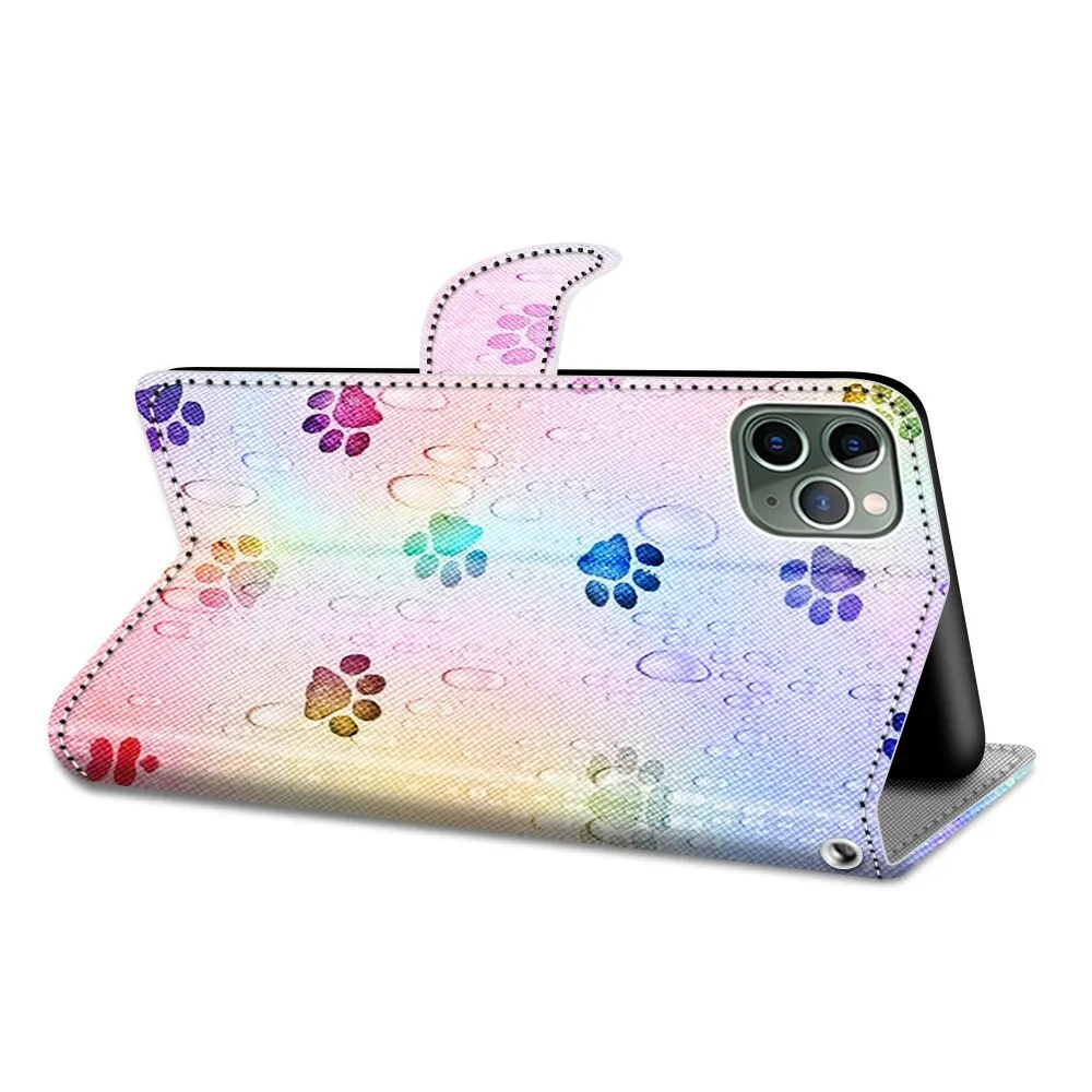 Anymob Samsung Abstract Rose Magnetic Flip Leather Phone Case
