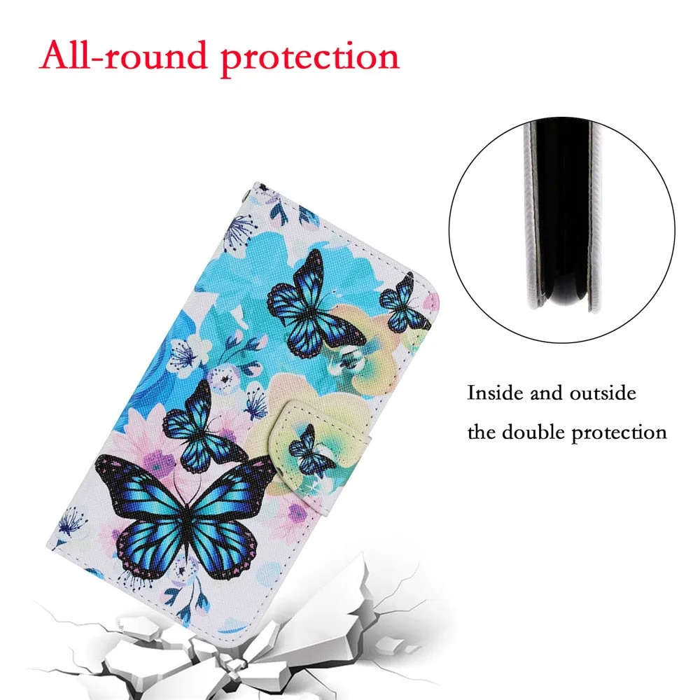 Anymob Samsung Bamboo Panda Painted Case Flip Wallet Leather Phone Cover