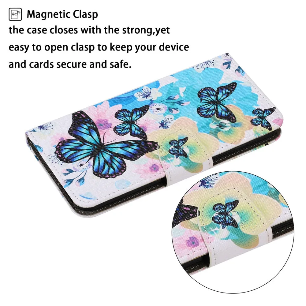 Anymob Samsung Bamboo Panda Painted Case Flip Wallet Leather Phone Cover
