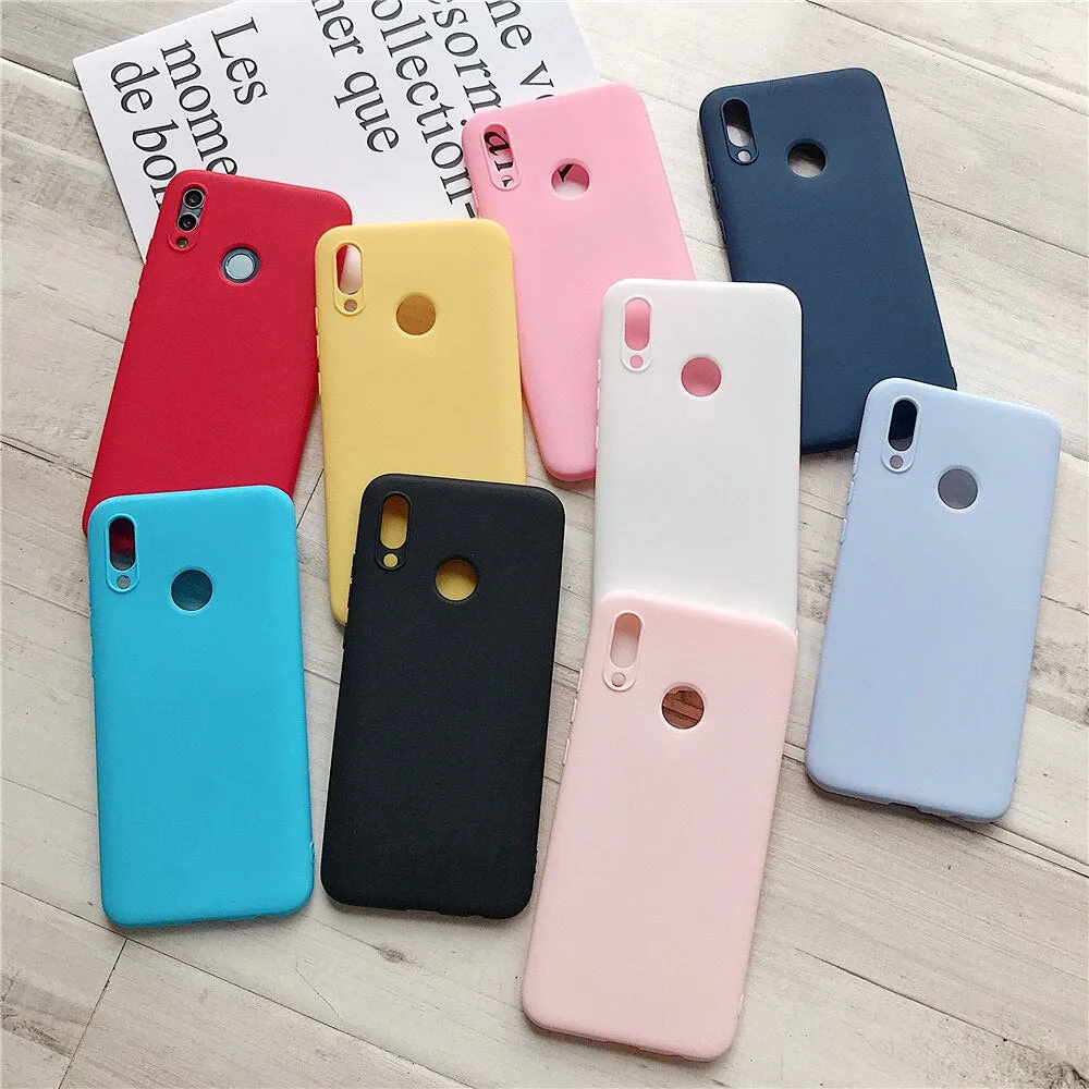 Anymob Samsung Light Purple Plain Candy Color Mobile Silicone Protective Case
