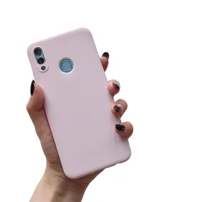 Anymob Xiaomi Light Pink Silicone Case Soft TPU Phone Back Cover