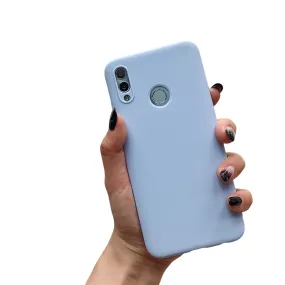 Anymob Xiaomi Powder Blue Silicone Case Soft TPU Phone Back Cover