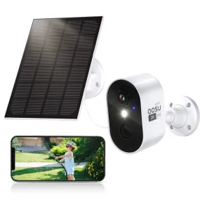 AOSU C7L Solar Wireless Security Cameras Outdoor with Spotlight & Siren Alarm