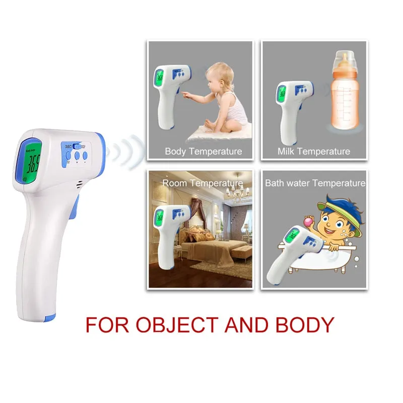 Baby Digital Thermometer Infrared Forehead Body gun Temperature Measurement Device