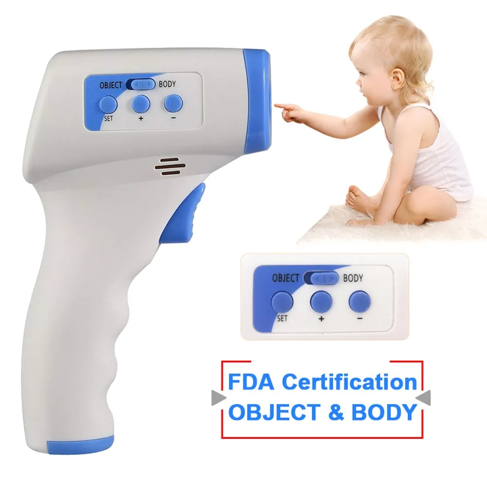 Baby Digital Thermometer Infrared Forehead Body gun Temperature Measurement Device