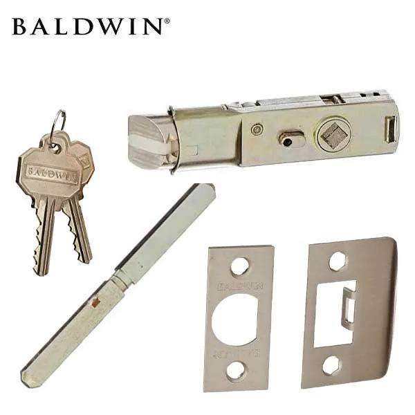Baldwin Estate - 5205 Classic Knob Set - 5048 Circle Rose - Optional Finish - Entrance - Grade 2