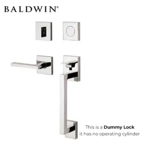 Baldwin Estate - 85390.LFD - Minneapolis Sectional Handleset - Full Dummy - 150 - PVD Lifetime Satin Nickel - Grade 2 - LH