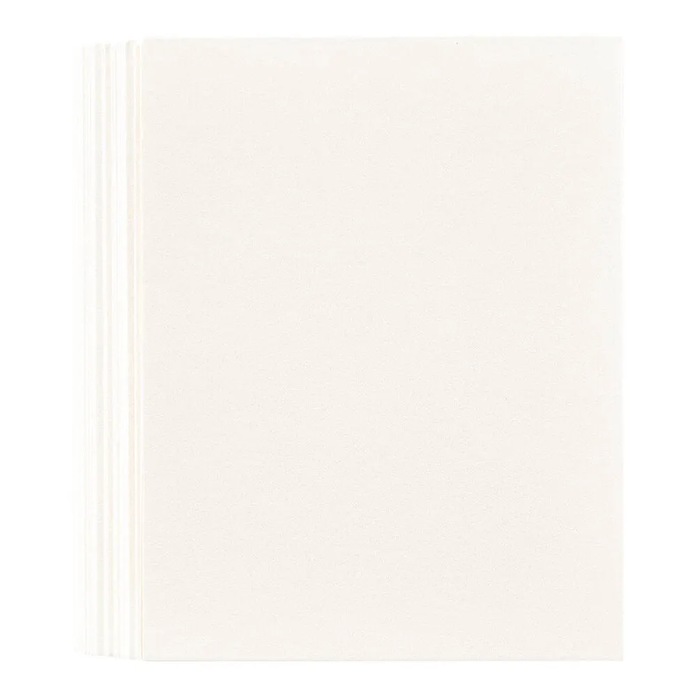 Bisque A2 BetterPress Cotton Card Panels {25pk}