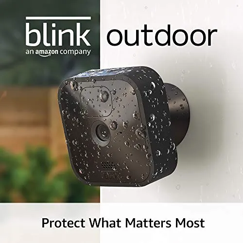 Blink Outdoor – wireless, weather-resistant HD security camera with two-year battery life and motion detection, set up in minutes – 5 camera kit