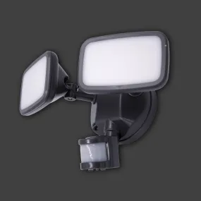 Bordeaux Twin Security Spotlight - Dark Grey