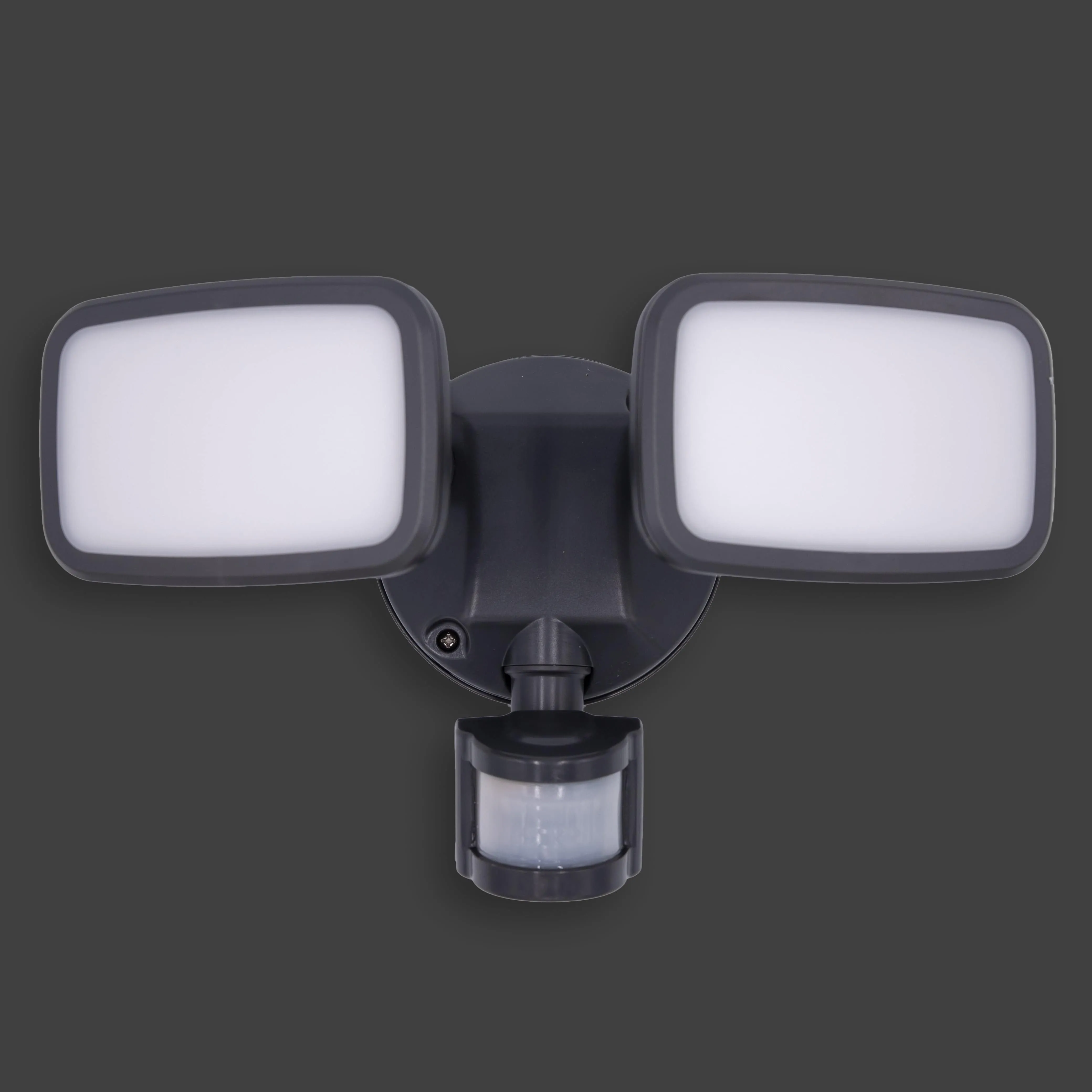 Bordeaux Twin Security Spotlight - Dark Grey