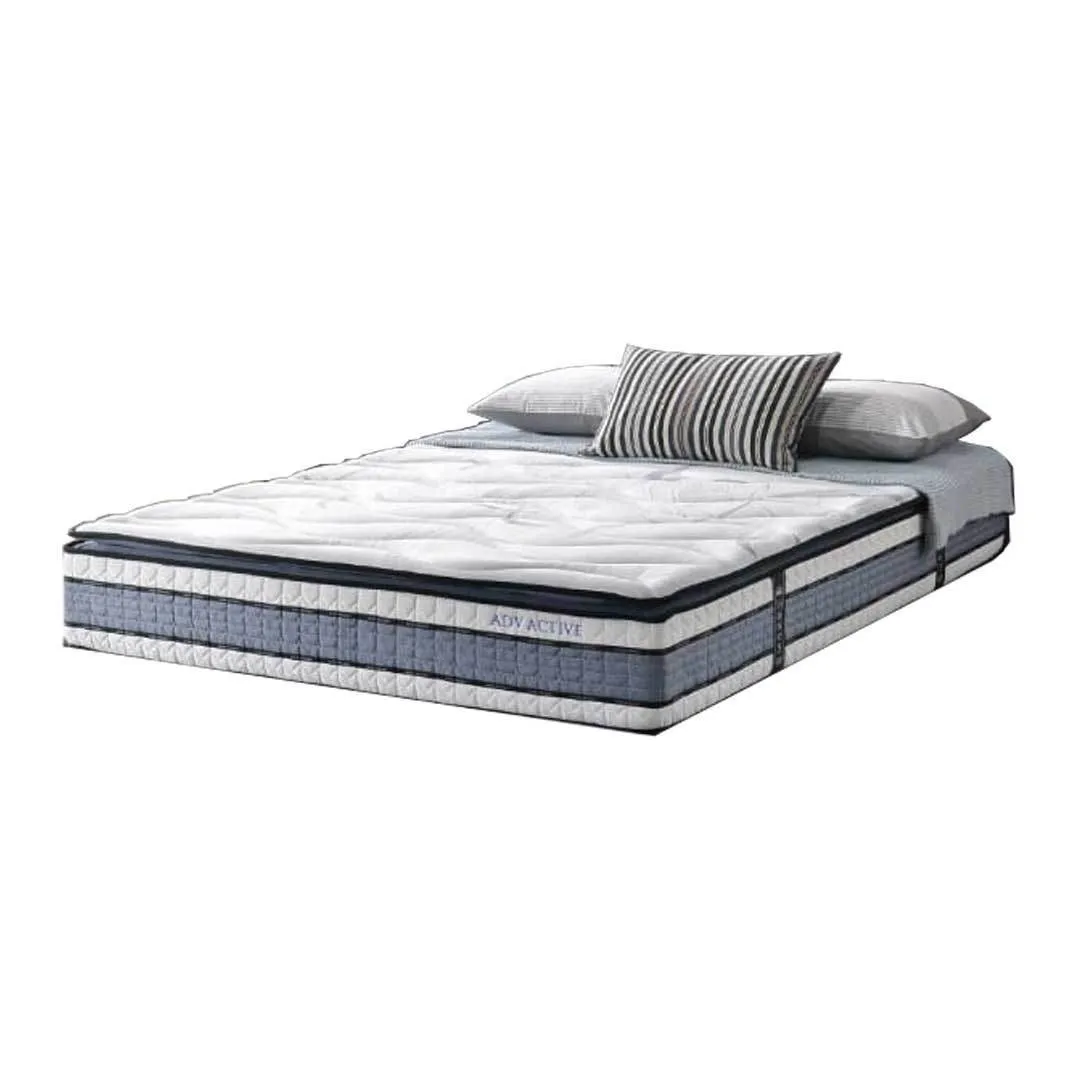 Boris Storage Bed Frame (Water Repellent)   Honey Advanced Active 10 Inch Pocketed Spring Mattress