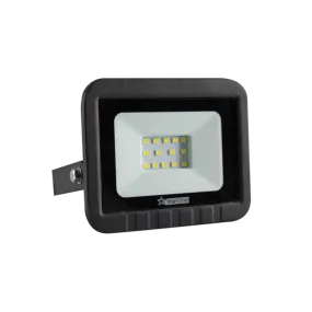 Bright Star Lighting FL010 10W BLACK LED PVC Flood Light with Tempered Glass Lens