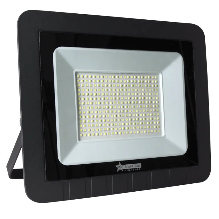 Bright Star Lighting FL046 BLACK 150W LED Die Cast Aluminium with Tempered Glass Lens