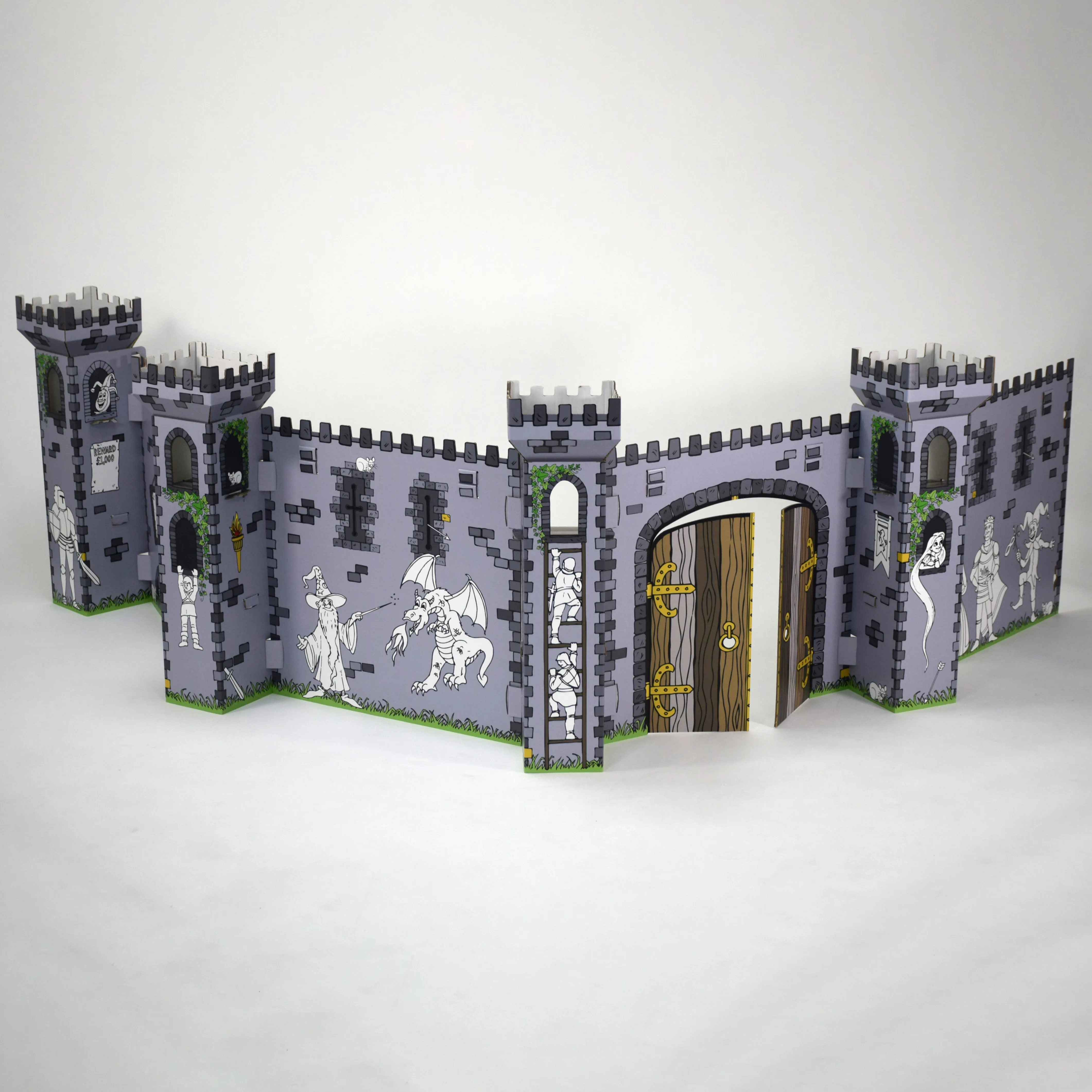 Build a Castle - Colour in Playhouse by Toy Tribe