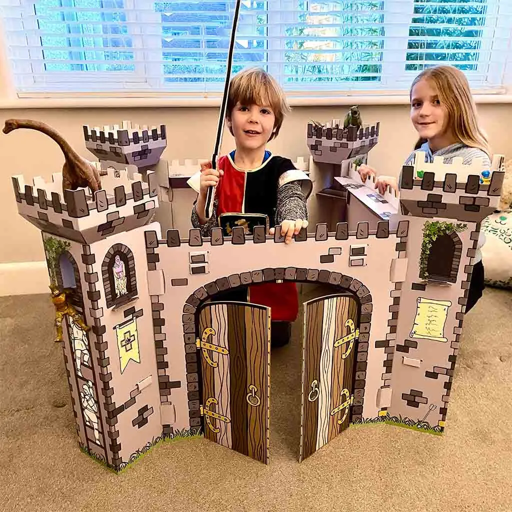 Build a Castle - Colour in Playhouse by Toy Tribe