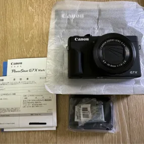 Canon PowerShot G7X Mark III Compact digital Camera Zoom Lens Black