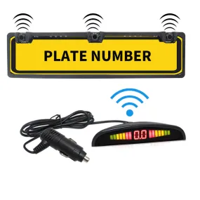 Car Parking Sensor Kit Auto Reversing Radar European License
