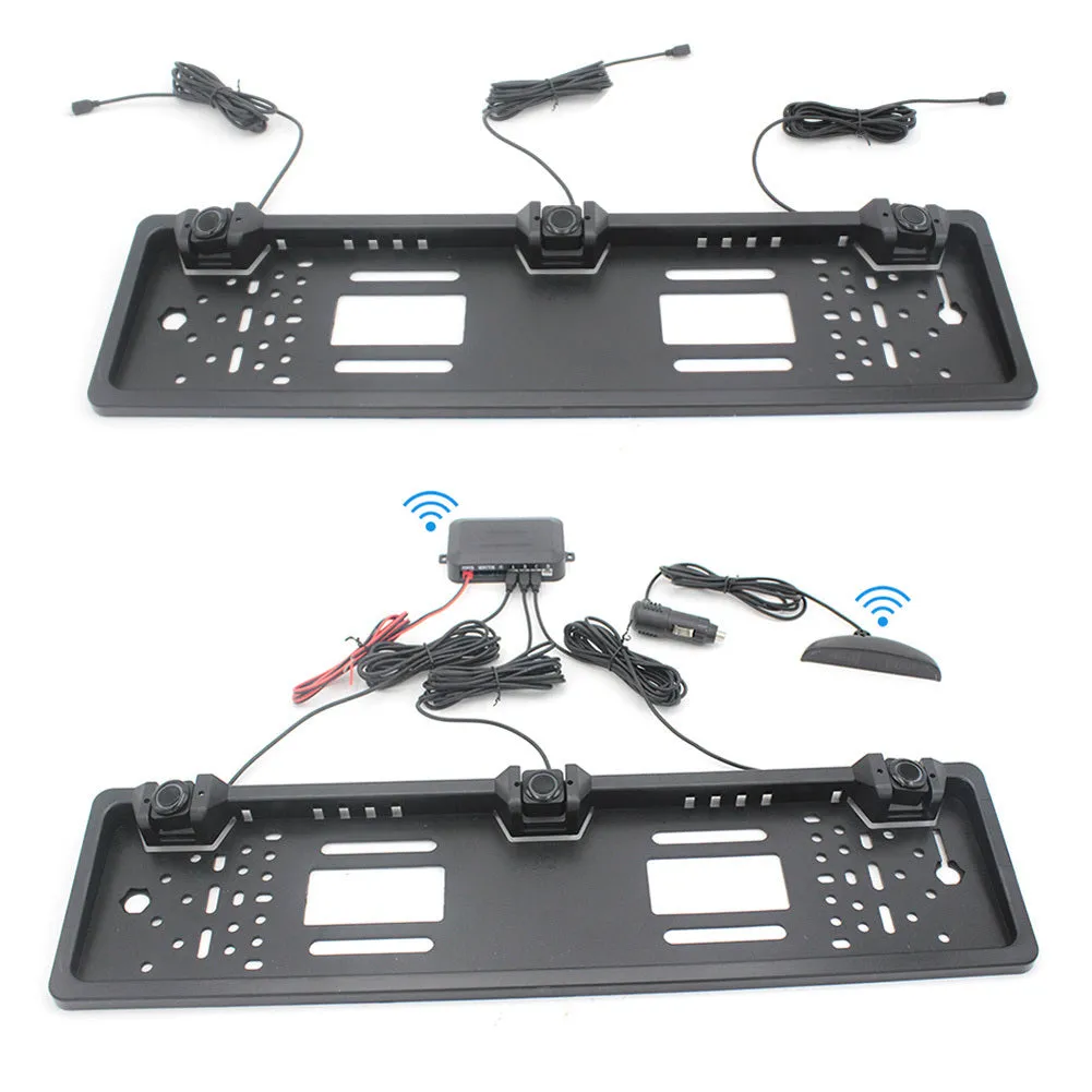 Car Parking Sensor Kit Auto Reversing Radar European License
