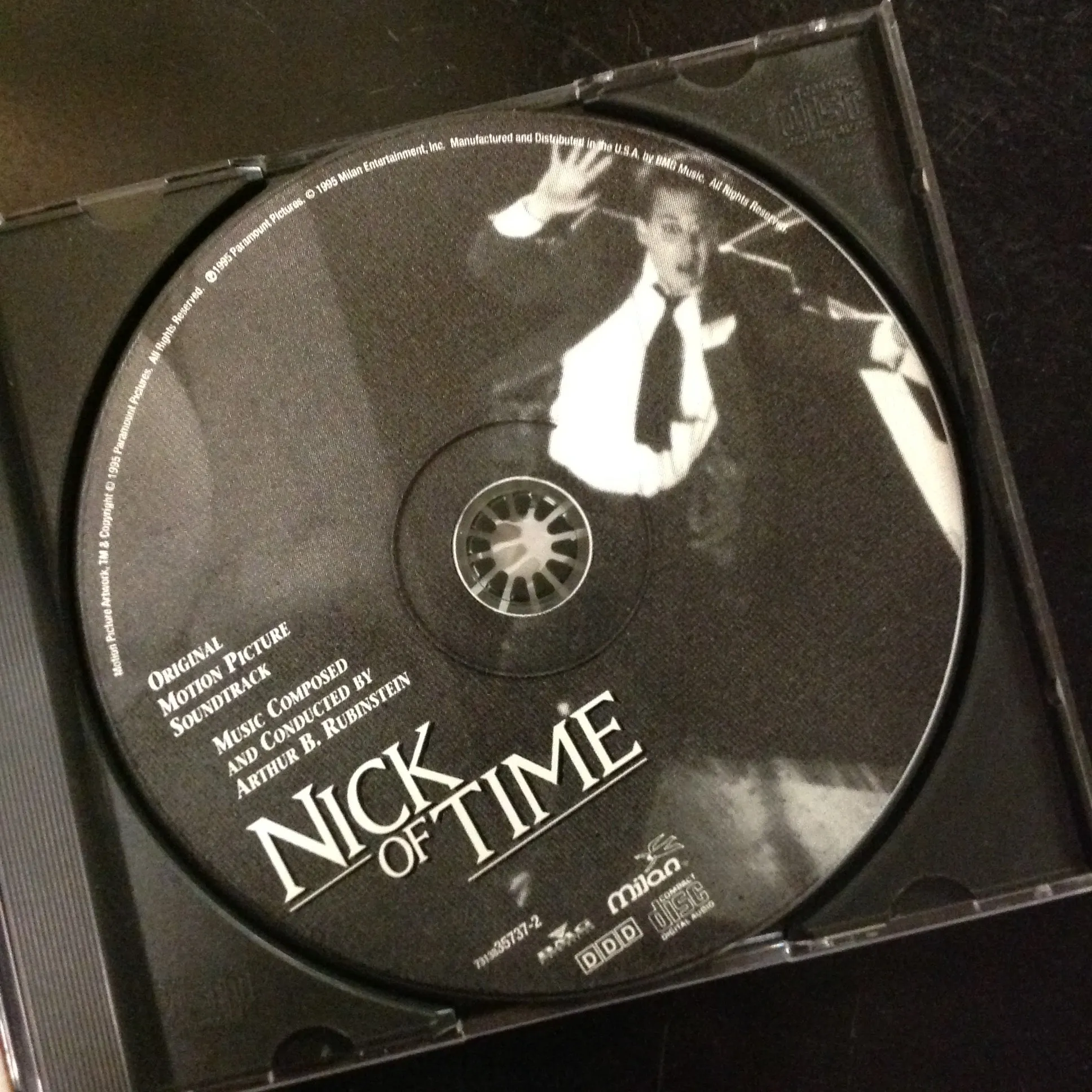 CD Motion Picture Movie Soundtrack Nick Of Time Johnny Depp 73138 35737-2  Arthur B. Rubinstein