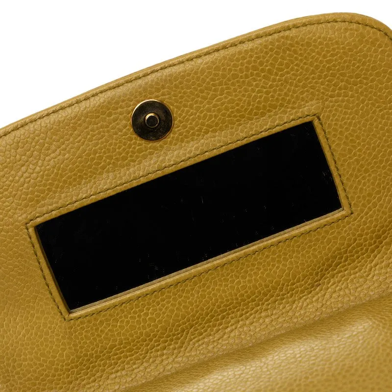 Chanel Cocomark Porch Yellow Caviar   Chanel