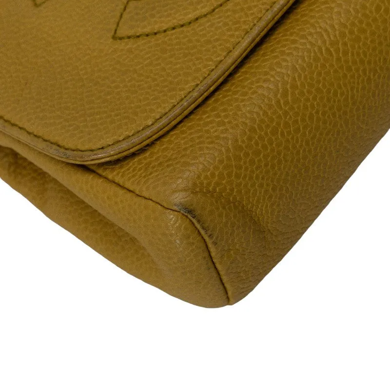 Chanel Cocomark Porch Yellow Caviar   Chanel