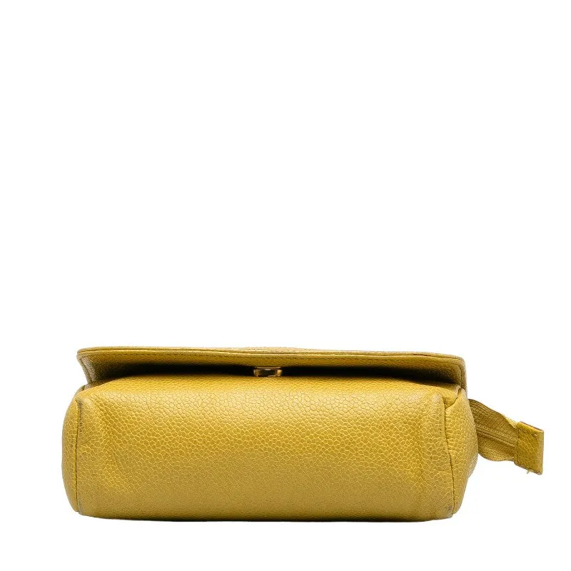 Chanel Cocomark Porch Yellow Caviar   Chanel