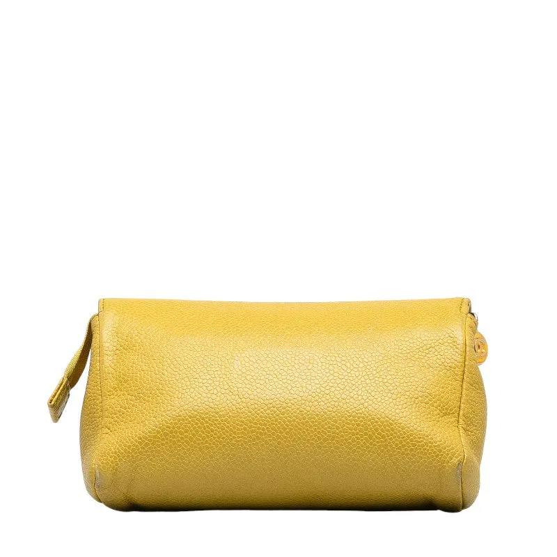 Chanel Cocomark Porch Yellow Caviar   Chanel