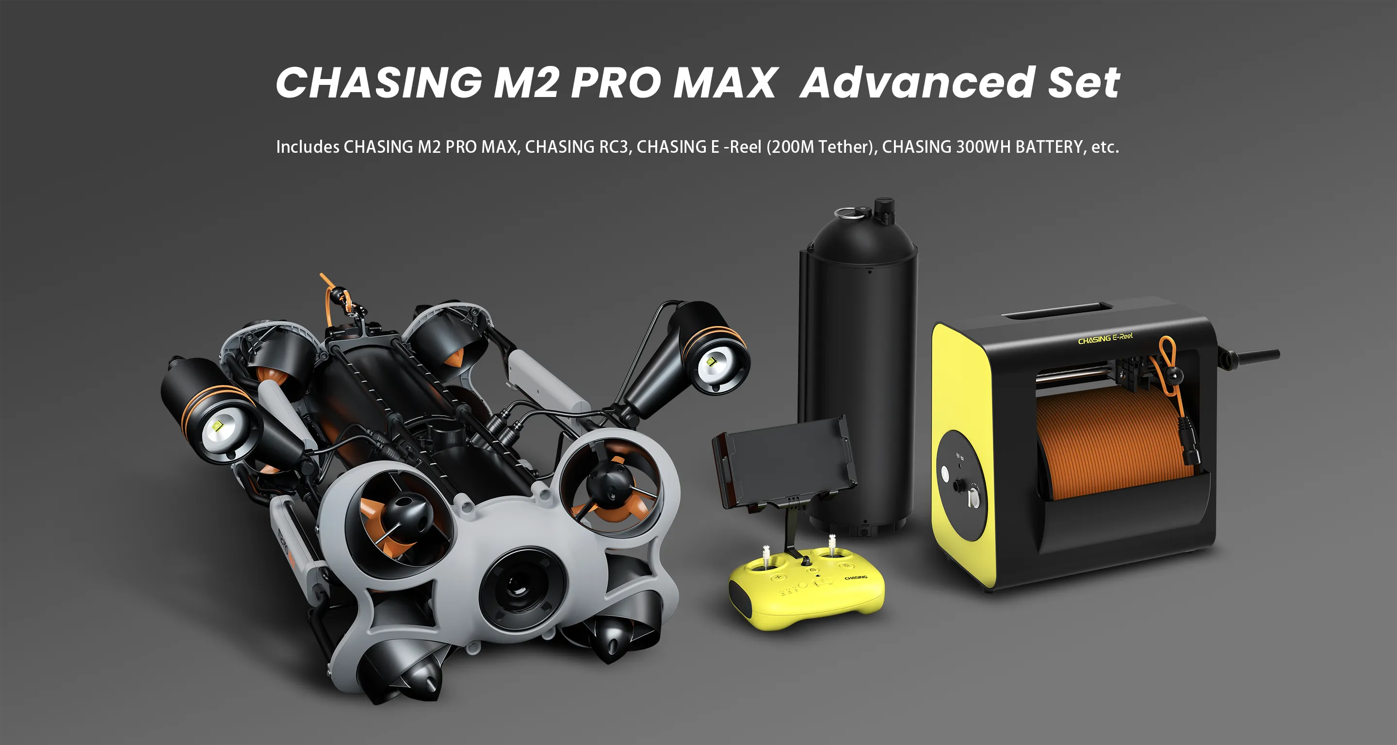 CHASING M2 PRO Max ROV | Industrial-Grade Underwater ROV | Advanced Set