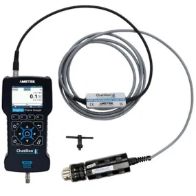 Chatillon DFS3-002-AQM-0003 Digital Force Gauge 2 x 0.0001 lbf with Torque Remote Loadcell -3 x 0.0001 Lbf.in, 35 x 0.001 N.cm, 1 x 0.00001 kgf, 3500 x 0.1 g.cm, 0.35 x 0.00001 N.m, 50 x 0.001 Oz.in