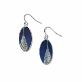 Chrysler Building At Night Earrings