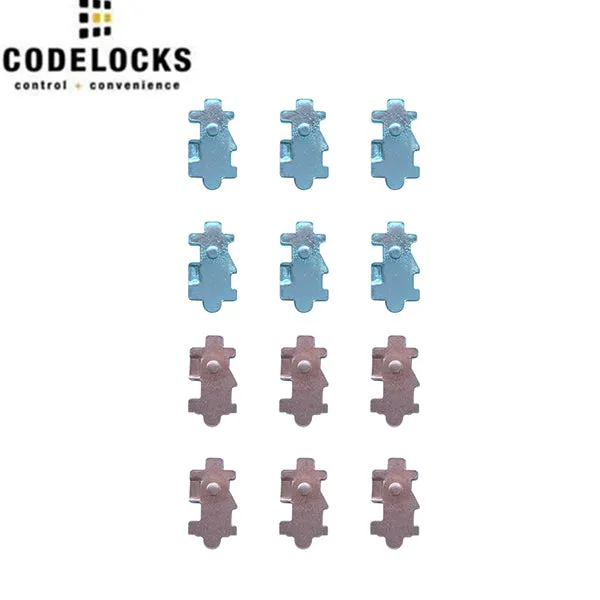 CodeLocks - TP - Electronic and Mechanical Locks - Tumblers - Optional Model (Pack of 12)