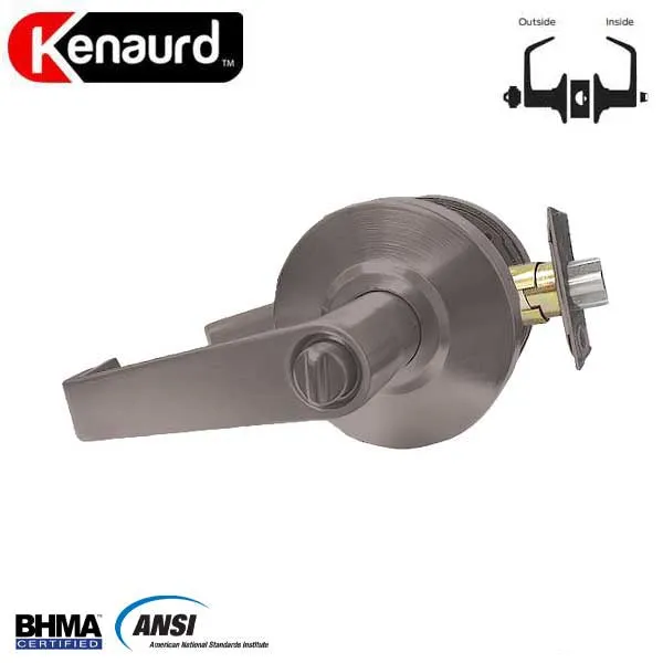 Commercial Lever Set Handle - 2-3/4” Standard Backset - Antique Brass - Entrance - Grade 2