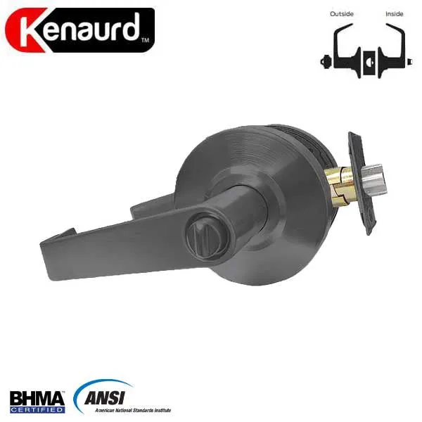 Commercial Lever Set Handle - 2-3/4” Standard Backset - Oil Rubbed Bronze - Entrance - Grade 2