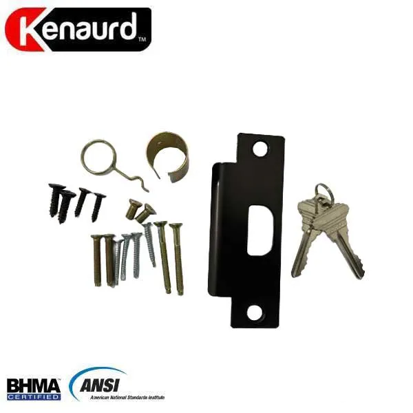 Commercial Lever Set Handle - 2-3/4” Standard Backset - Oil Rubbed Bronze - Passage - Grade 2