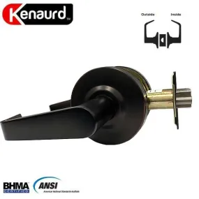 Commercial Lever Set Handle - 2-3/4” Standard Backset - Oil Rubbed Bronze - Passage - Grade 2