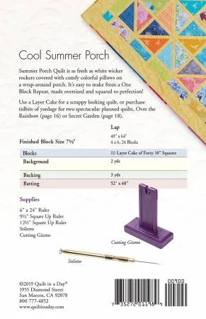 Cool Summer Porch Quilt Sewing Pattern