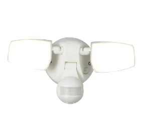 Cooper Lighting MST28VCW Twin Head Floodlights, White,  2000L