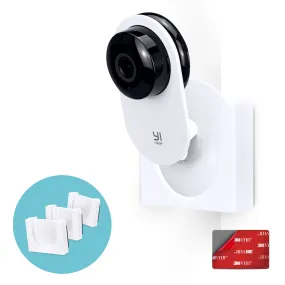 Strong Adhesive White Corner Wall Mount Bracket for YI Home Security Camera (3 Pack) - Hassle-Free, Screwless Installation with 3M VHB Tape