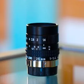 Cosmicar/Pentax TV Lens 25mm f1.4 for C mount