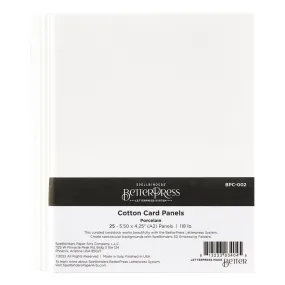 cotton card panels a2 paper by spellbinders betterpress