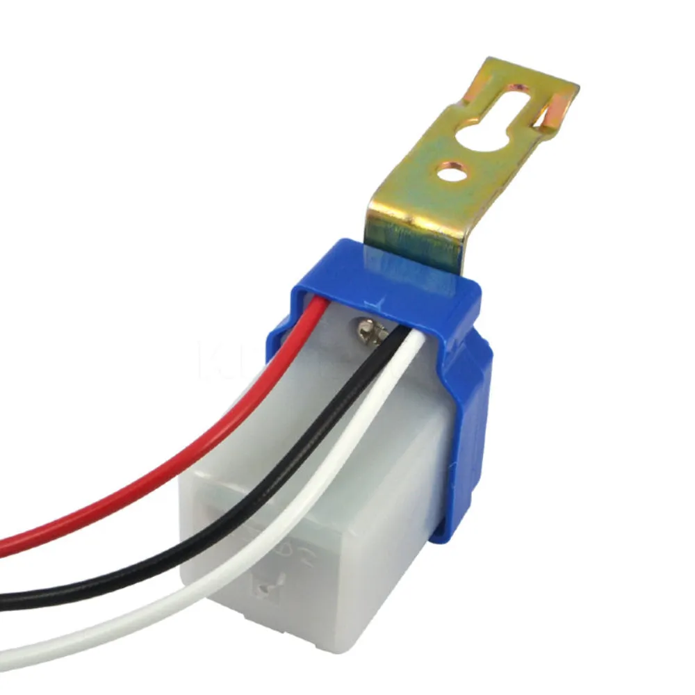 DC Automatic On/Off Photocell Street Lamp Light Switch Controller AC 220V 50-60Hz 10A Photo Control Photo Switch Sensor
