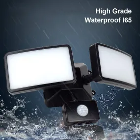 Depuley LED Motion Sensor Flood Light Outdoor-20W Pir Sensitive Security Lights Wall Fixture Lamps Waterproof Floodlight for Garage Yard Patio Pathway Porch Entryways-Daylight White with Plug-In