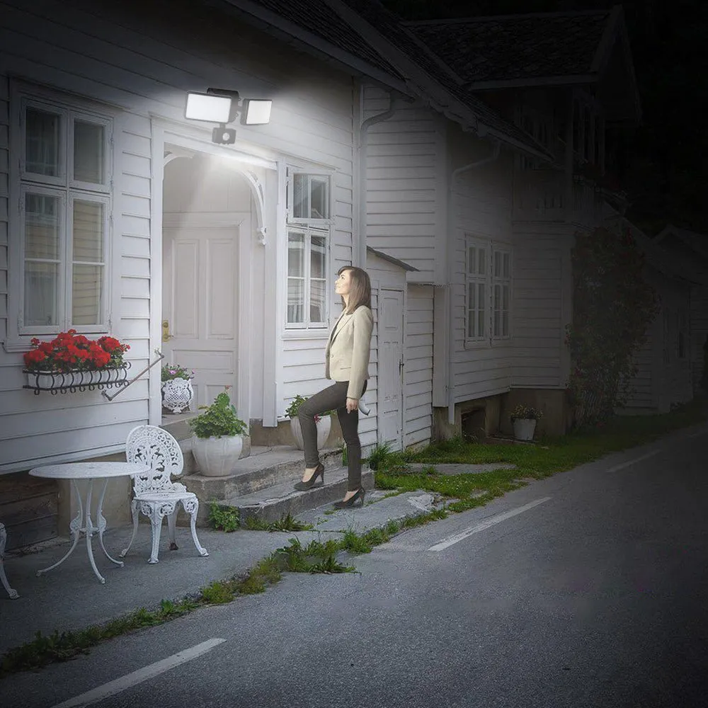 Depuley LED Motion Sensor Flood Light Outdoor-20W Pir Sensitive Security Lights Wall Fixture Lamps Waterproof Floodlight for Garage Yard Patio Pathway Porch Entryways-Daylight White with Plug-In