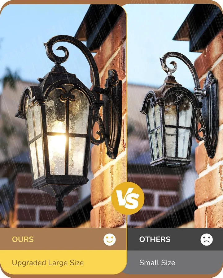 Dusk to Dawn Outdoor Wall Lights-HOWL06N